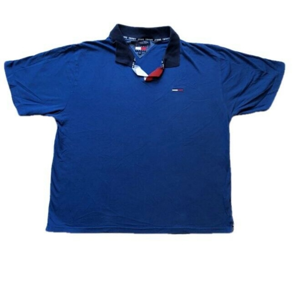 Vintage Tommy Jeans Blue Polo XXL